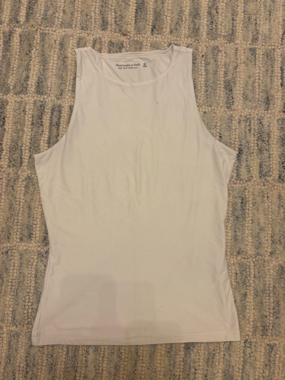 Abercrombie & Fitch White Tank Top